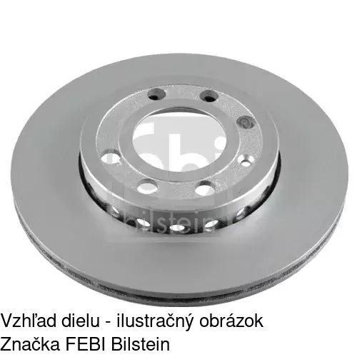 Brzdový kotúč POLCAR S71-0012S