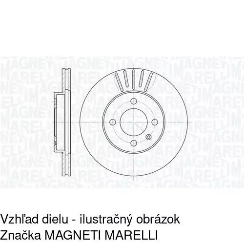 Brzdový kotúč S71-0021S /POLCAR/ - obr. 4