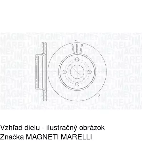 Brzdový kotúč S71-0043 /POLCAR/ - obr. 4