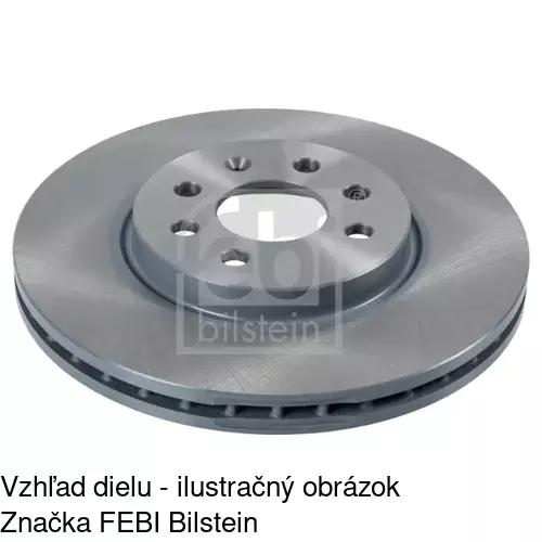 Brzdový kotúč POLCAR S71-0063