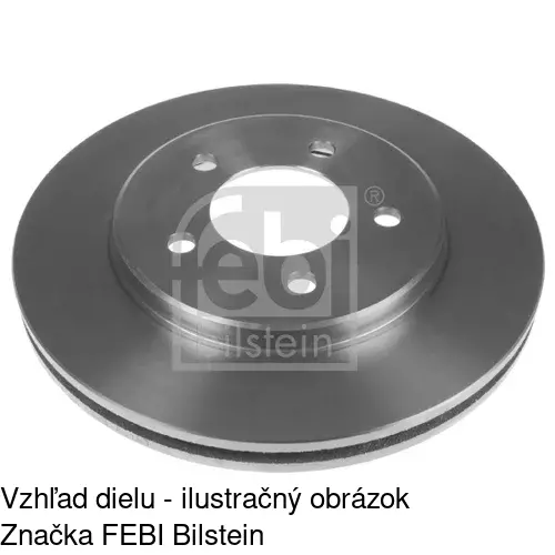 Brzdový kotúč S71-0083 /POLCAR/ - obr. 3