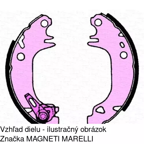 Brzdové čeľuste POLCAR S72-1061