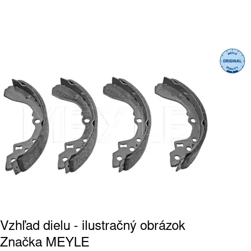 Brzdové čeľuste S72-1067 /POLCAR/ - obr. 1