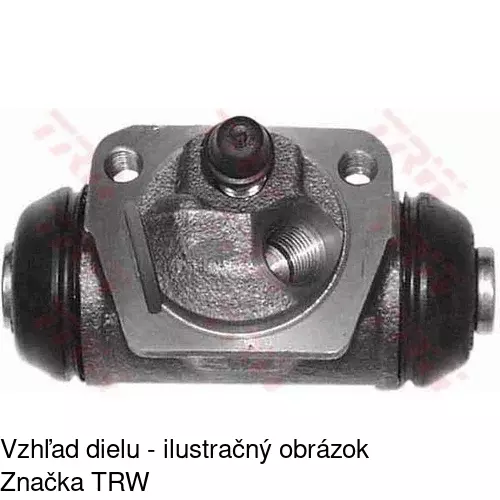 Brzdový valček S74-0040 /POLCAR/ - obr. 3
