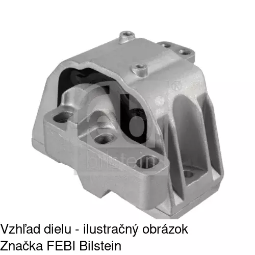 Silentblok motora POLCAR VW-EM003