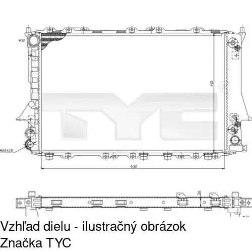 Chladiče vody 131608A6 /POLCAR/ - obr. 4
