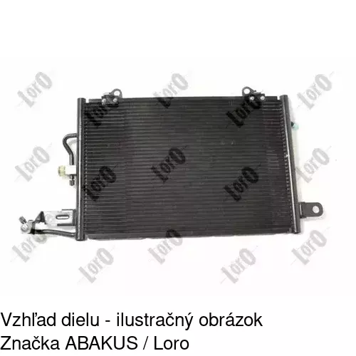 Chladiče klimatizácie POLCAR 1316K8B1