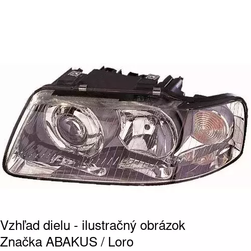 Hlavný reflektor 1323092H /POLCAR/ - obr. 2