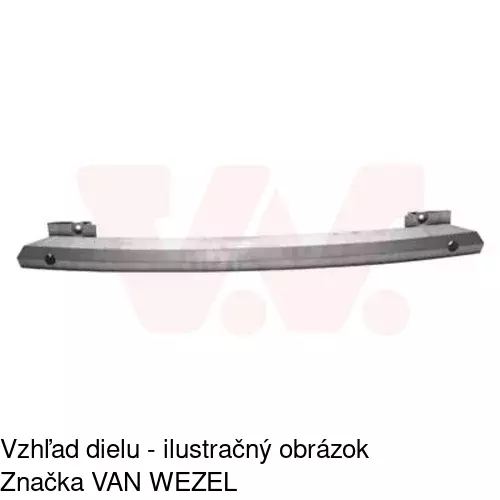 Výstuha nárazníka 132396-3 /POLCAR/ - obr. 1
