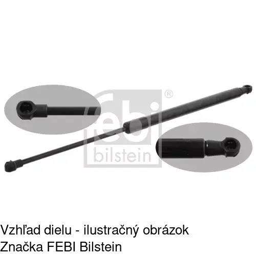 Plynová pružina 1323AB2 /POLCAR/ - obr. 1