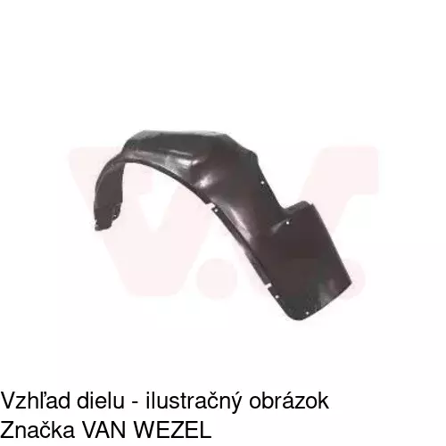 Podblatník (plast) 1323FP-1 /POLCAR/ - obr. 1