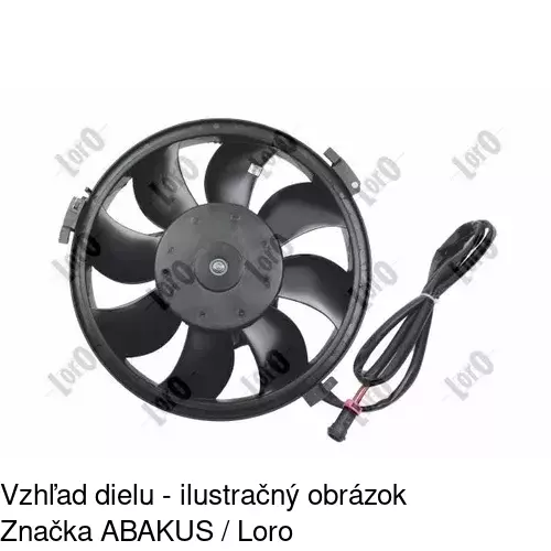 Ventilátory chladičov 132423W2 /POLCAR/ - obr. 3