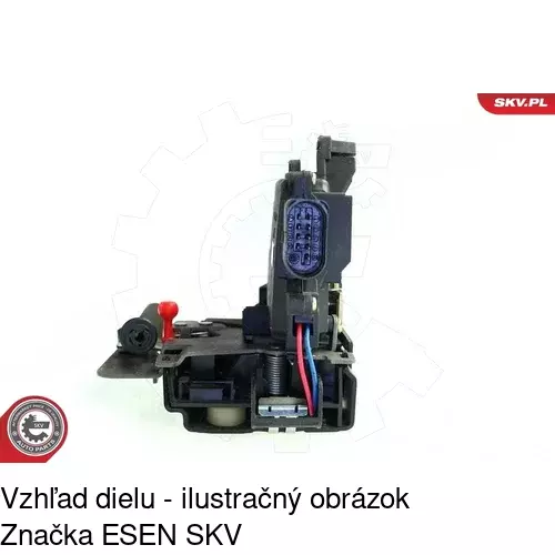 Vnútorná zámka dverí 1327ZC-2 /POLCAR/ - obr. 4