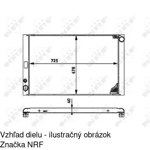 Chladiče vody POLCAR 1329081X