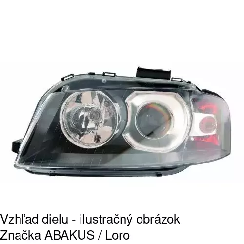 Hlavný reflektor 1331101E /POLCAR/ - obr. 3