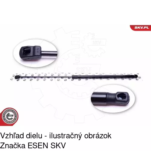 Plynová pružina 1331ASD /POLCAR/ - obr. 4