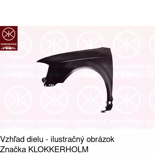 Predný blatník POLCAR 133202