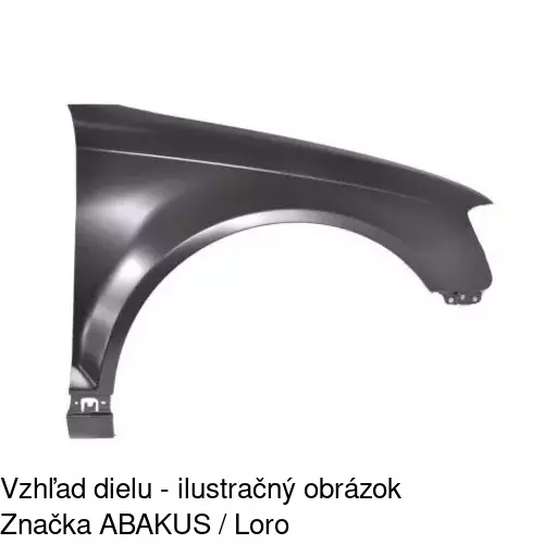 Predný blatník 133202 /POLCAR/ - obr. 2