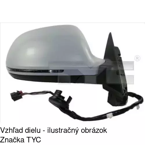 Vonkajšie zrkadlo POLCAR 1332521M