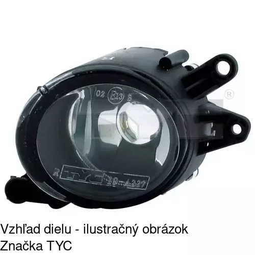 Hmlové svetlo - predné 1334290E /POLCAR/ - obr. 1