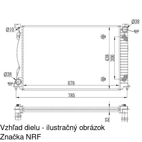 Chladiče vody POLCAR 133808-8