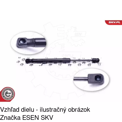 Plynová pružina 1338AB /POLCAR/ - obr. 4