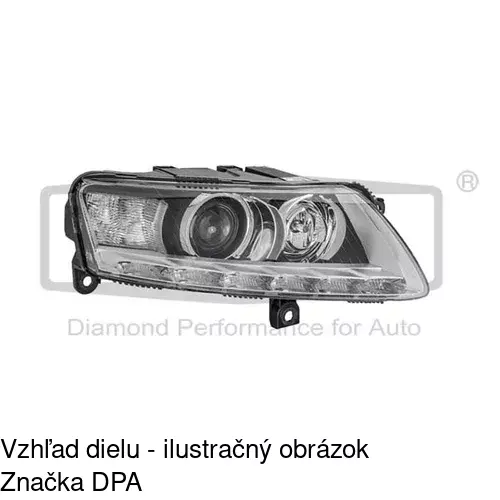 Hlavný reflektor 1339102H /POLCAR/ - obr. 1