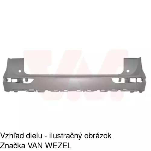 Zadný nárazník 136596 /POLCAR/ - obr. 1