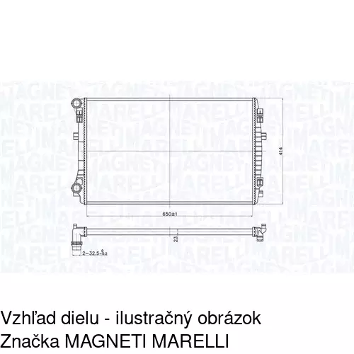 Chladiče vody 13C108-1 /POLCAR/ - obr. 1