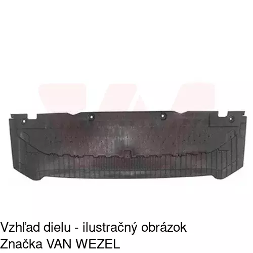 Spojler predného nárazníka 13D125 /POLCAR/ - obr. 2