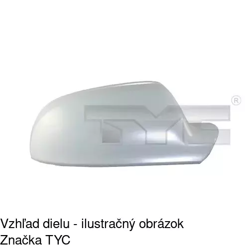 Rám vonkajšieho zrkadla 13S154PM /POLCAR/ - obr. 1
