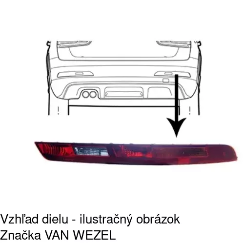 Zadné svetlo 13X3885U /POLCAR/ - obr. 2