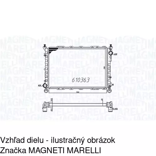 Chladiče vody POLCAR 1402081X