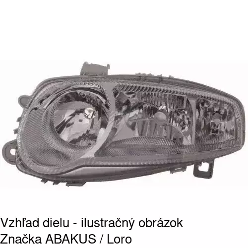 Hlavný reflektor 140410-E /POLCAR/ - obr. 5