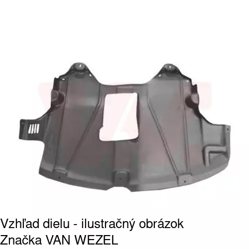 Kryt motora 140834-6 /POLCAR/ - obr. 1