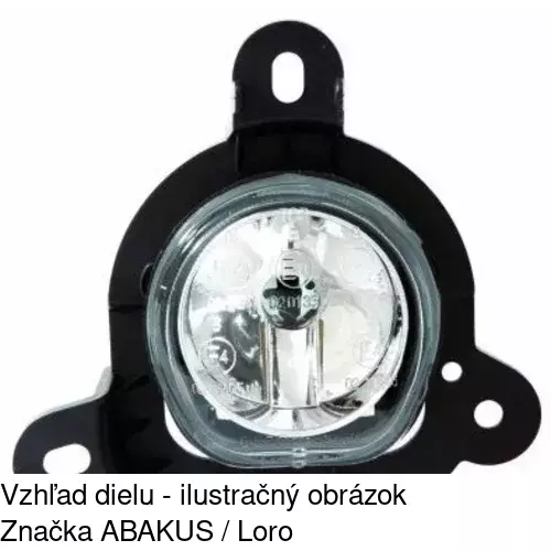 Hmlové svetlo - predné POLCAR 142529-E