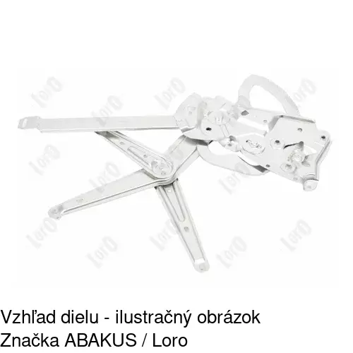 Elektrický mechanizmus okna dverí 2007PSE1 /POLCAR/ - obr. 4