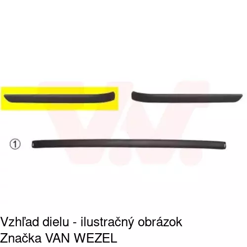 Lišta nárazníka 200896-6 /POLCAR/ - obr. 4