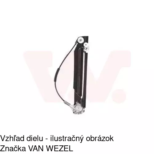 Elektrický mechanizmus okna dverí 2016PSE6 /POLCAR/ - obr. 5