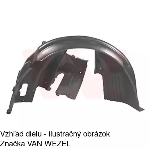 Podblatník (plast) 2017FL1T /POLCAR/ - obr. 1