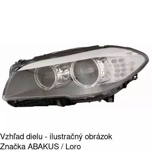 Hlavný reflektor 2019101H /POLCAR/ - obr. 3