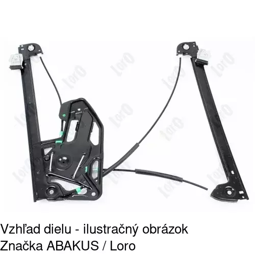 Elektrický mechanizmus okna dverí 2022PSE1 /POLCAR/ - obr. 3