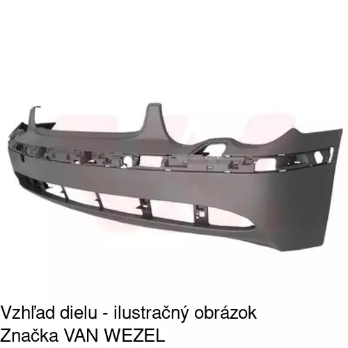 Predný nárazník POLCAR 202307