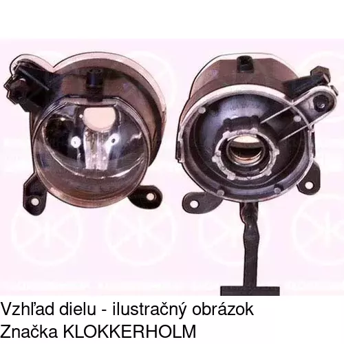 Hmlové svetlo - predné POLCAR 2040294H