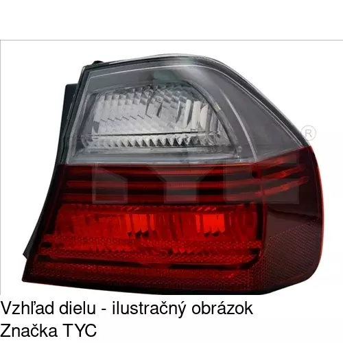 Zadné svetlo POLCAR 2040887E
