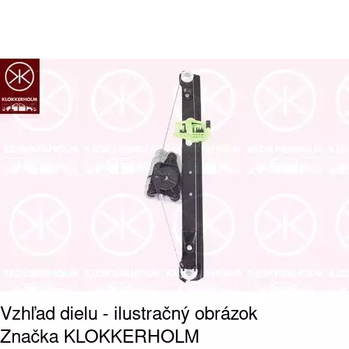 Mechanizmus sťahovania okna elektrický bez motora 2040PSG2 /POLCAR/ - obr. 1