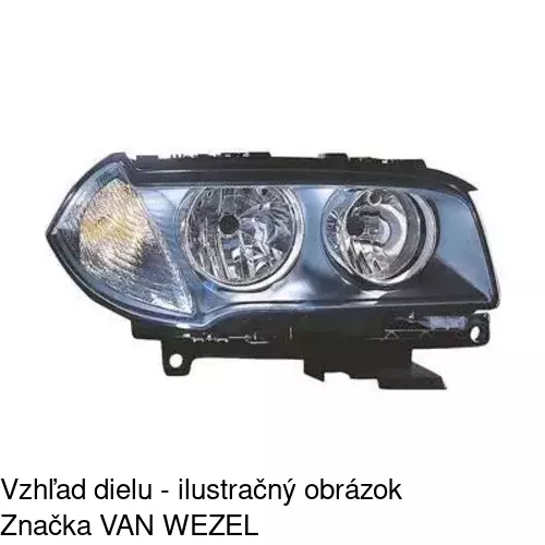 Hlavný reflektor 2055104U /POLCAR/ - obr. 3