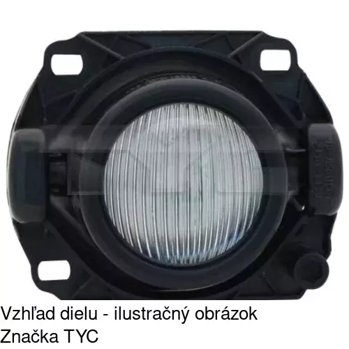 Hmlové svetlo - predné POLCAR 2055292E