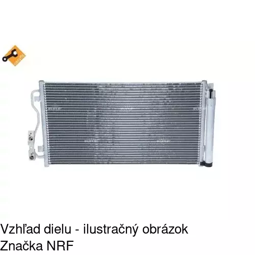 Chladiče klimatizácie 20C1K8C1 /POLCAR/ - obr. 2
