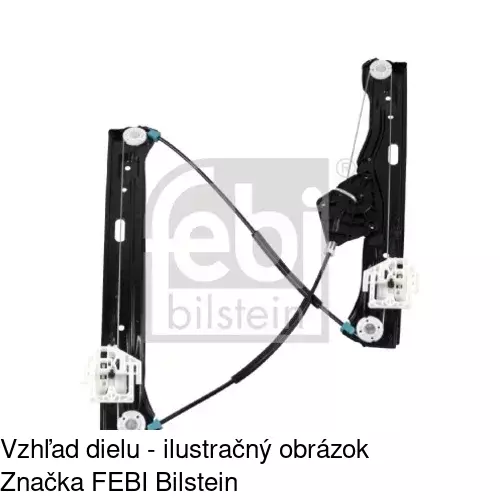 Elektrický mechanizmus okna dverí 20C1PSE1E /POLCAR/ - obr. 3